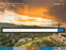 Tablet Screenshot of deervalleyspecialist.com